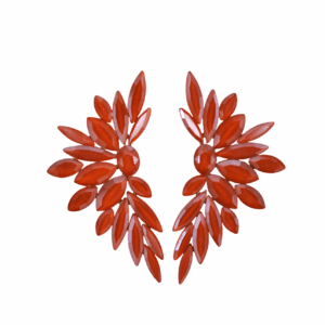 Pendientes naranjas fiesta