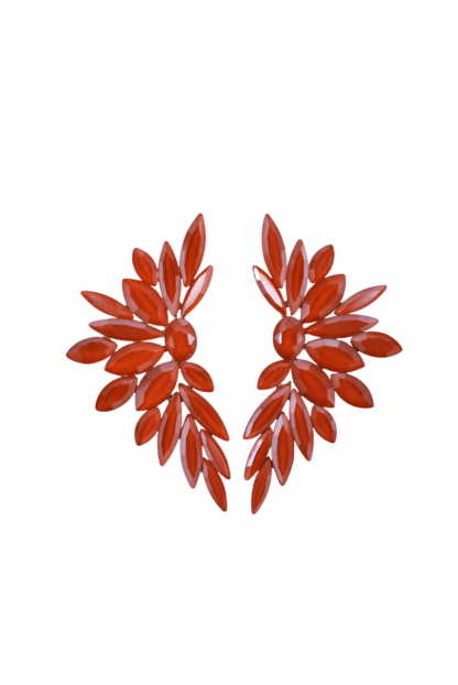 Pendientes naranjas fiesta