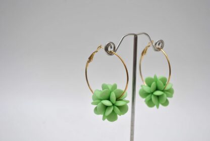 Aros cuentas verdes - Imagen 3