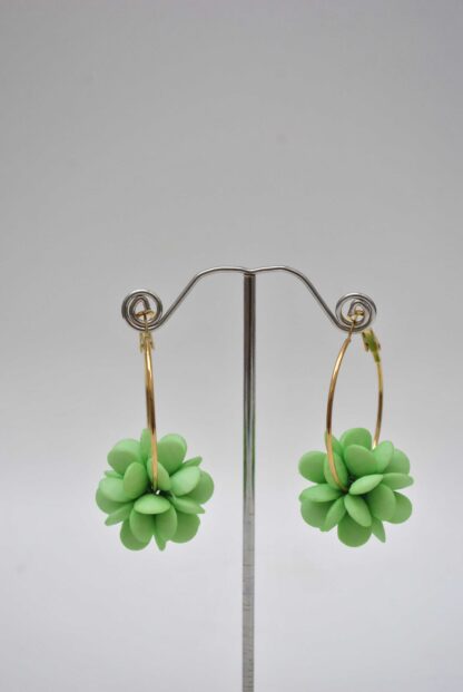 Aros cuentas verdes - Imagen 2