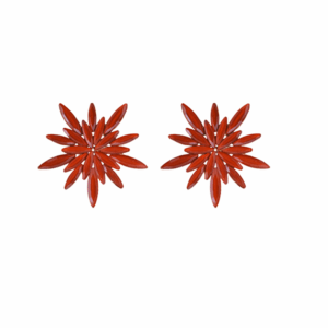 Pendientes ajustados naranjas