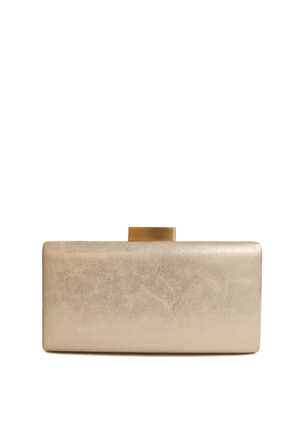 Clutch dorado polipiel