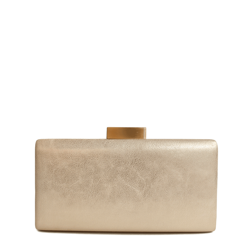 Clutch dorado polipiel
