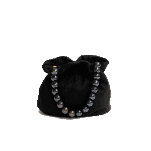 Bombonera negra asa bolas