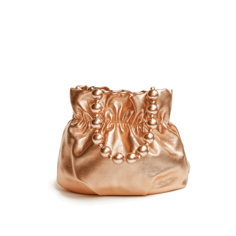 Bombonera oro rosa asa