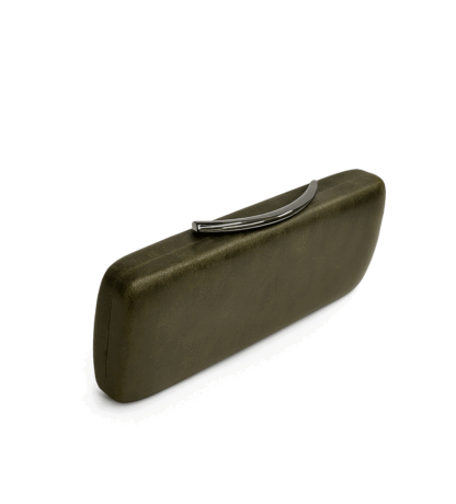 Clutch verde olivo metalizado - Imagen 2