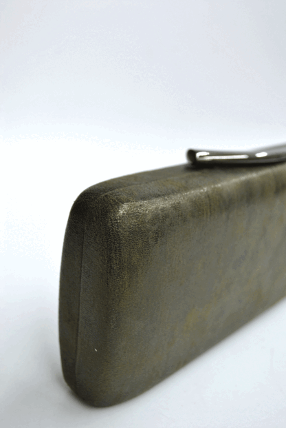 Clutch verde olivo metalizado - Imagen 3