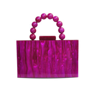 Bolso clutch bugamvilla nácar