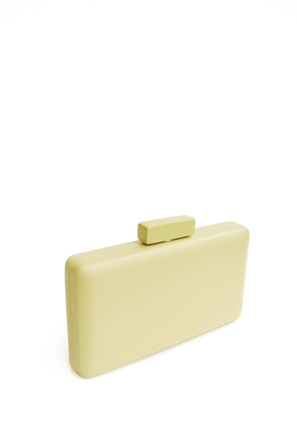 Clutch amarillo pastel polipiel - Imagen 2