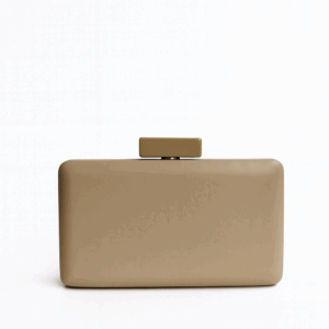 Bolso clutch taupé polipiel