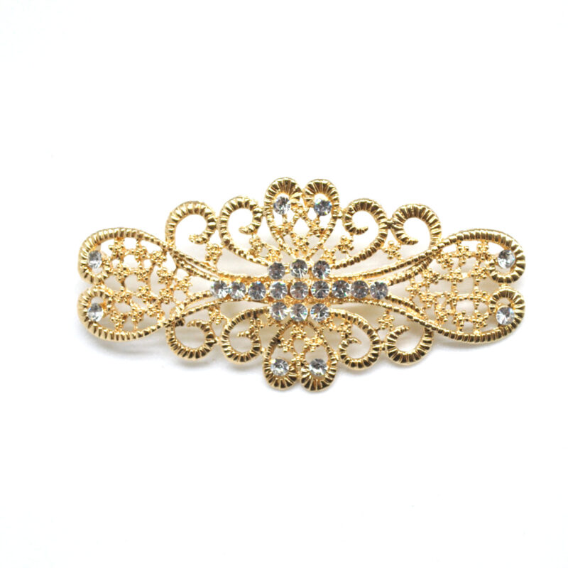 Broche o pasador dorado mantilla