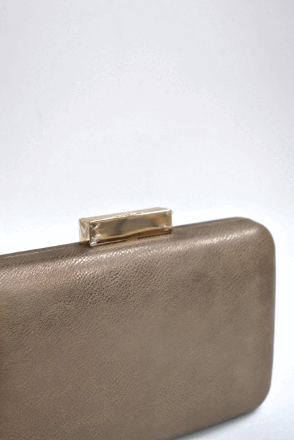 Clutch ovalado dorado envejecido - Imagen 2