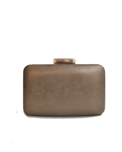 Clutch ovalado dorado envejecido