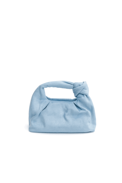 Bolsito clutch antelina celeste