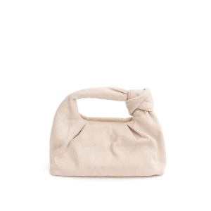 Bolsito clutch antelina nude