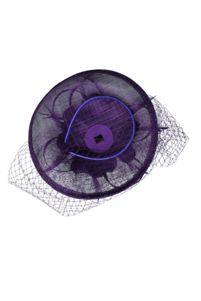Tocado morado nazareno redecilla - Imagen 2