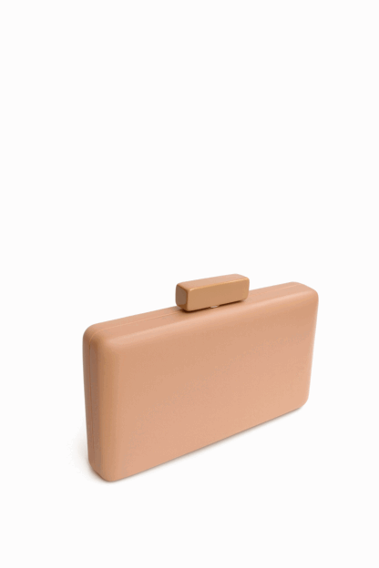 Clutch rosa empolvado polipiel - Imagen 2