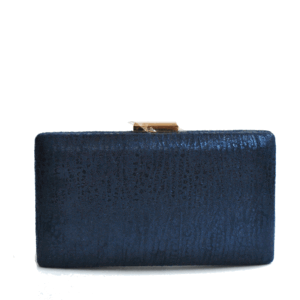 Clutch azul marino textura