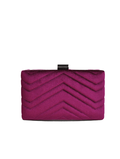 Bolso clutch bugamvilla terciopelo