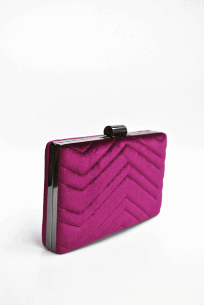 Bolso clutch bugamvilla terciopelo - Imagen 2