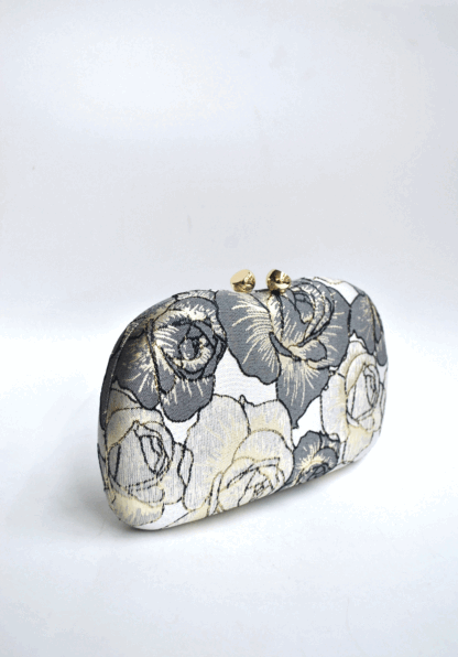 Bolso clutch marino bordados - Imagen 2