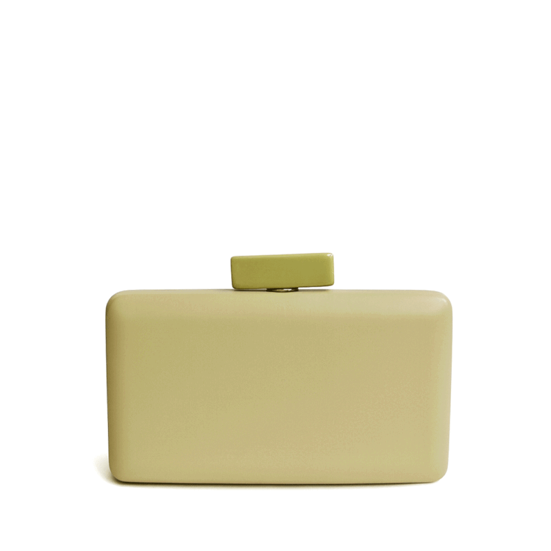 Clutch amarillo lima claro