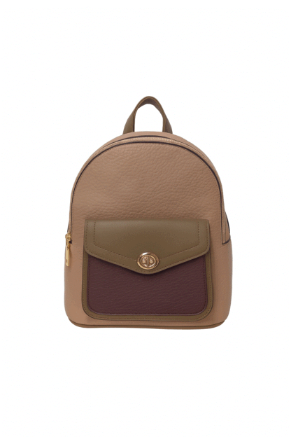 Mochila polipiel tricolor