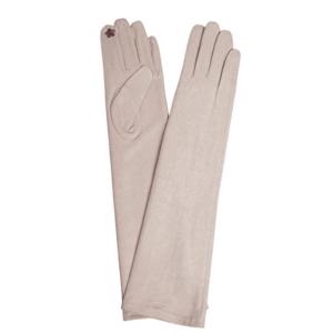 Guantes antelina beige