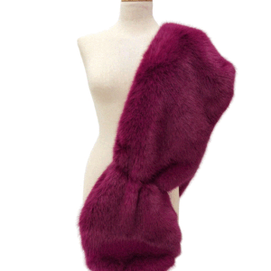 Estola fiesta pelo berenjena