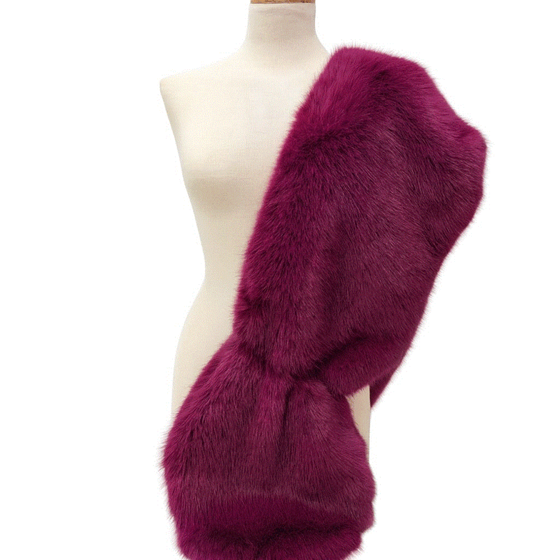 Estola fiesta pelo berenjena