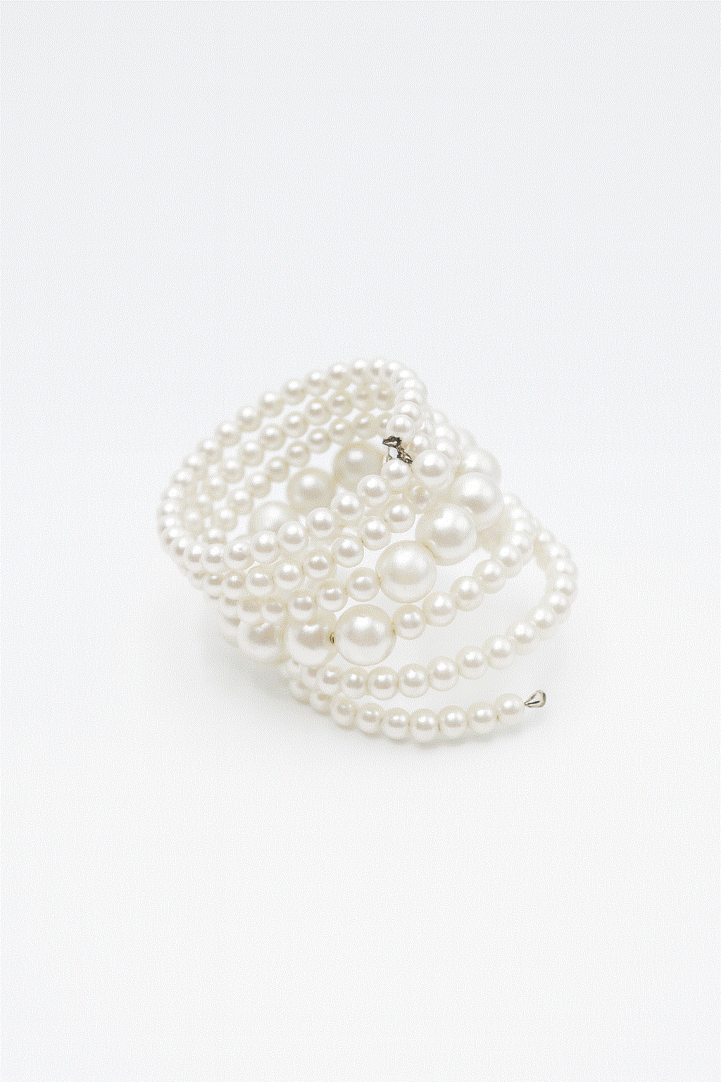 Pulsera brazalete perlas - Imagen 2