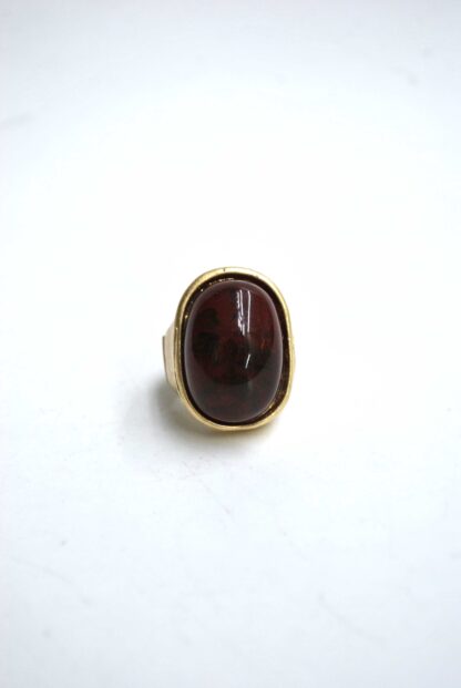 Anillo burdeos piedra