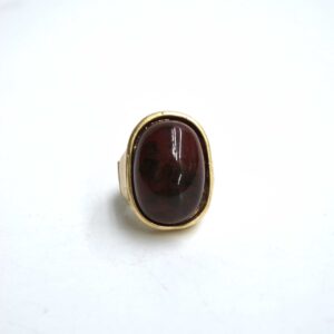 Anillo burdeos piedra