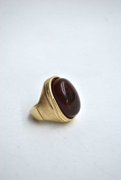 Anillo burdeos piedra - Imagen 2