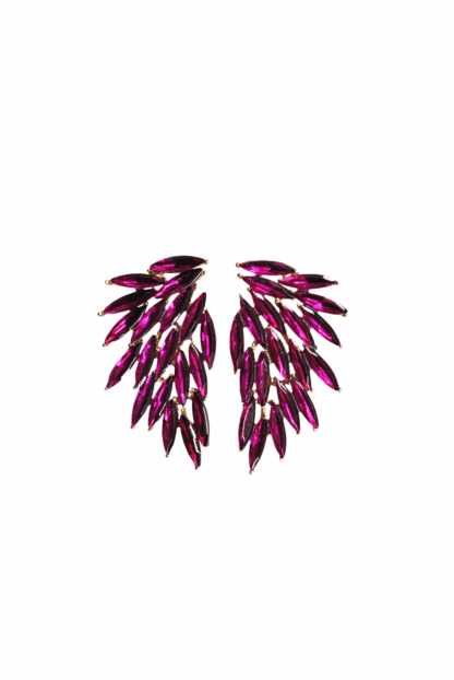 Pendientes alas bugamvilla