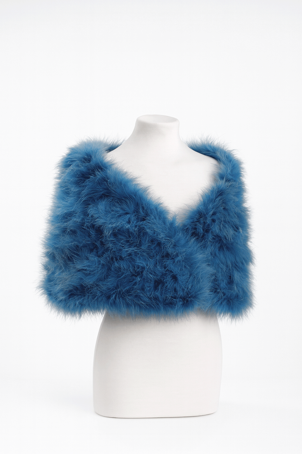 Estola plumas azul petróleo - Imagen 2