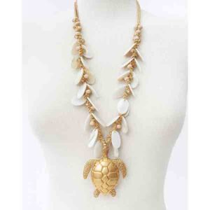Collar largo tortuga