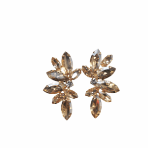 Pendientes dorados champagne