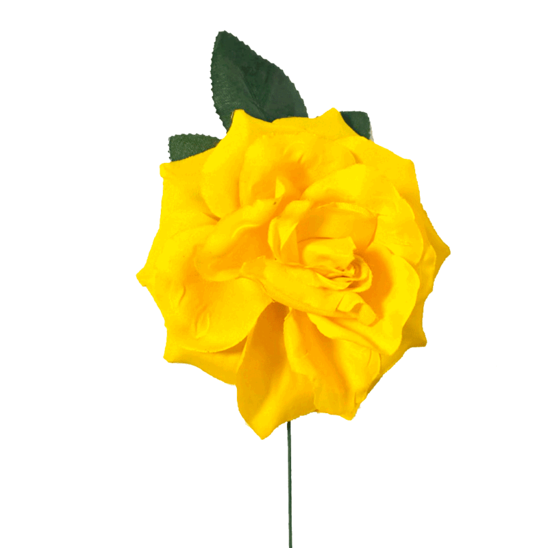 Flor amarilla flamenca