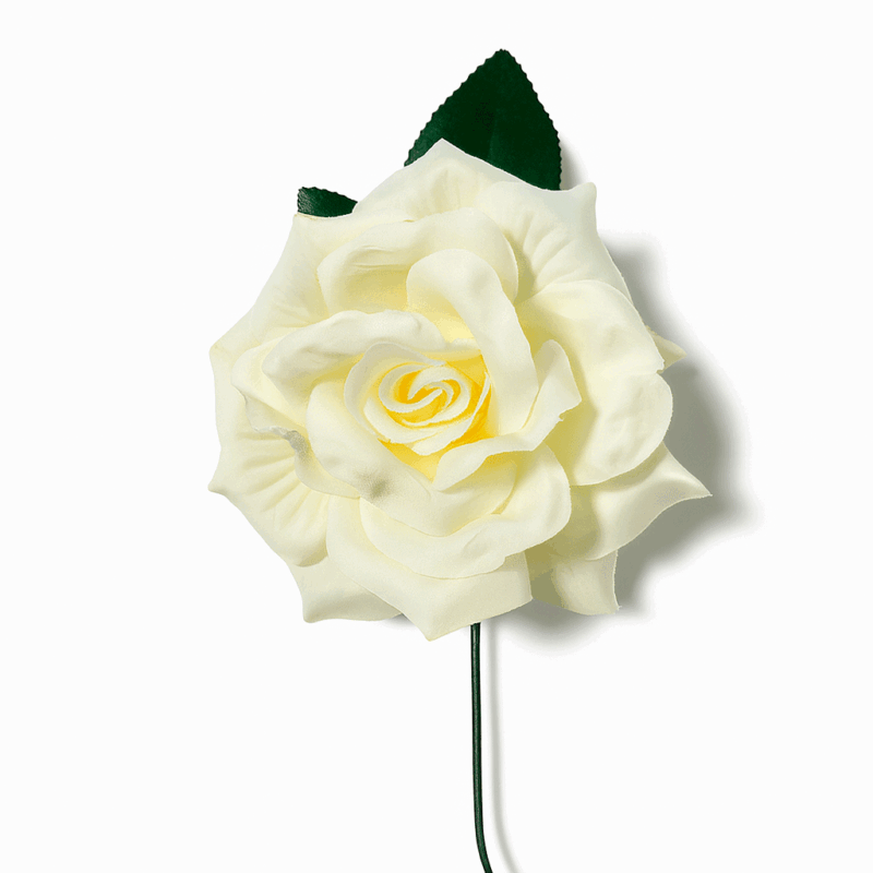 Flor blanca crudo flamenca