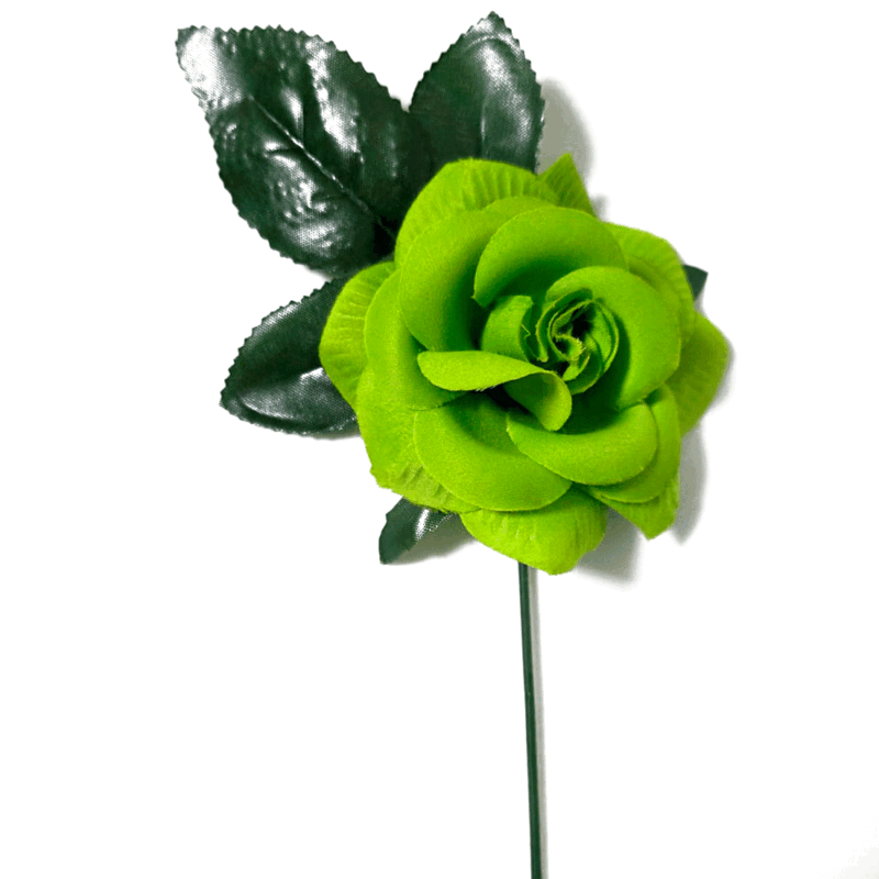 Flor flamenca verde lima