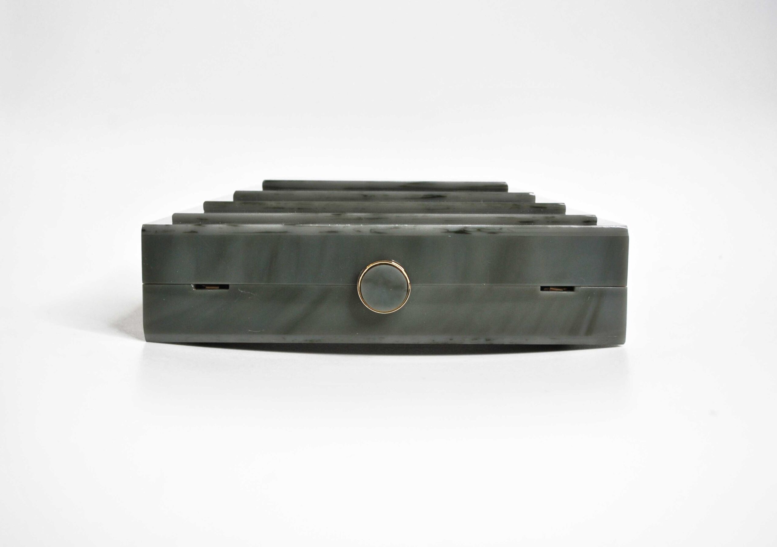 Bolso clutch nácar gris - Imagen 3