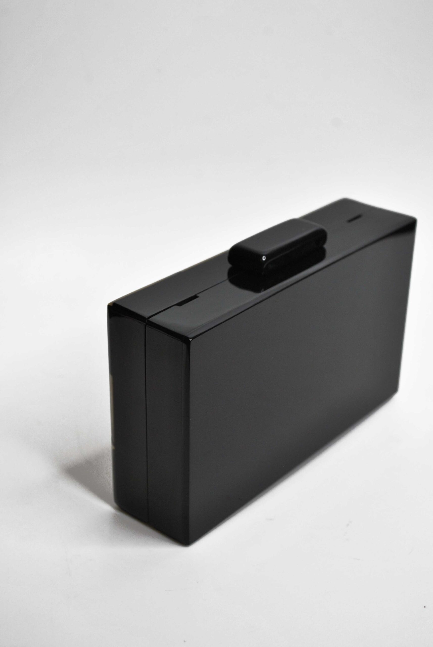 Clutch nácar negro y beige - Imagen 3