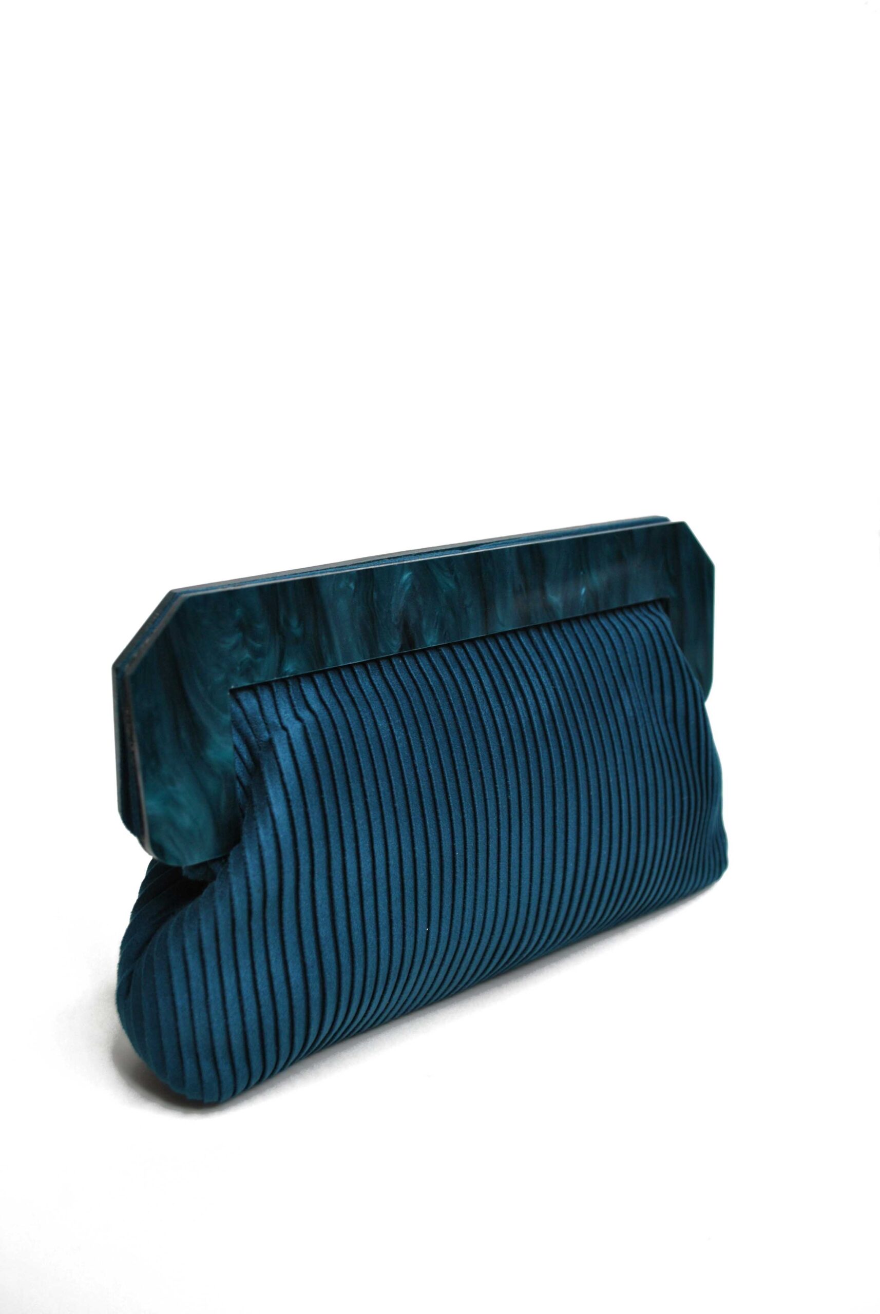 Bolso cartera petróleo nácar - Imagen 2