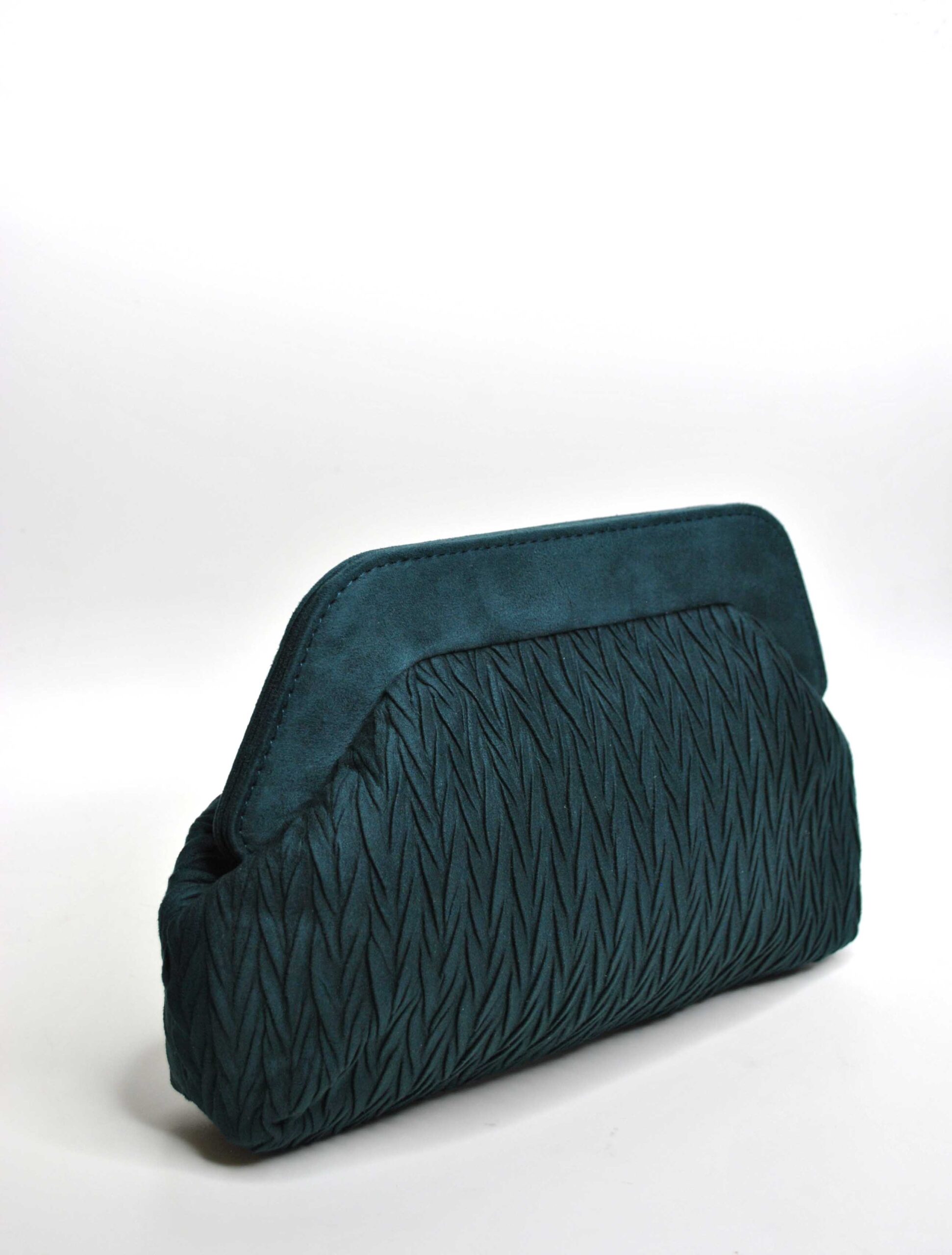 Cartera de fiesta azul petróleo - Imagen 2