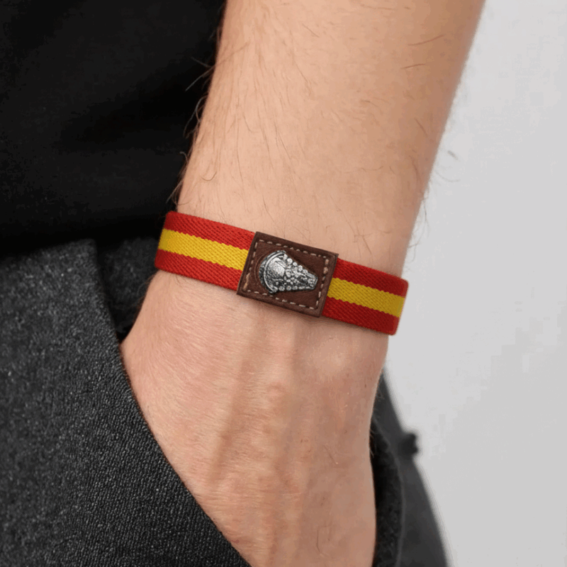 Pulsera bandera España Virgen del Rocio