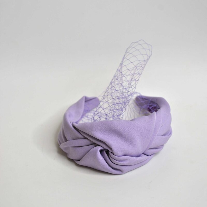 Diadema malva redecilla