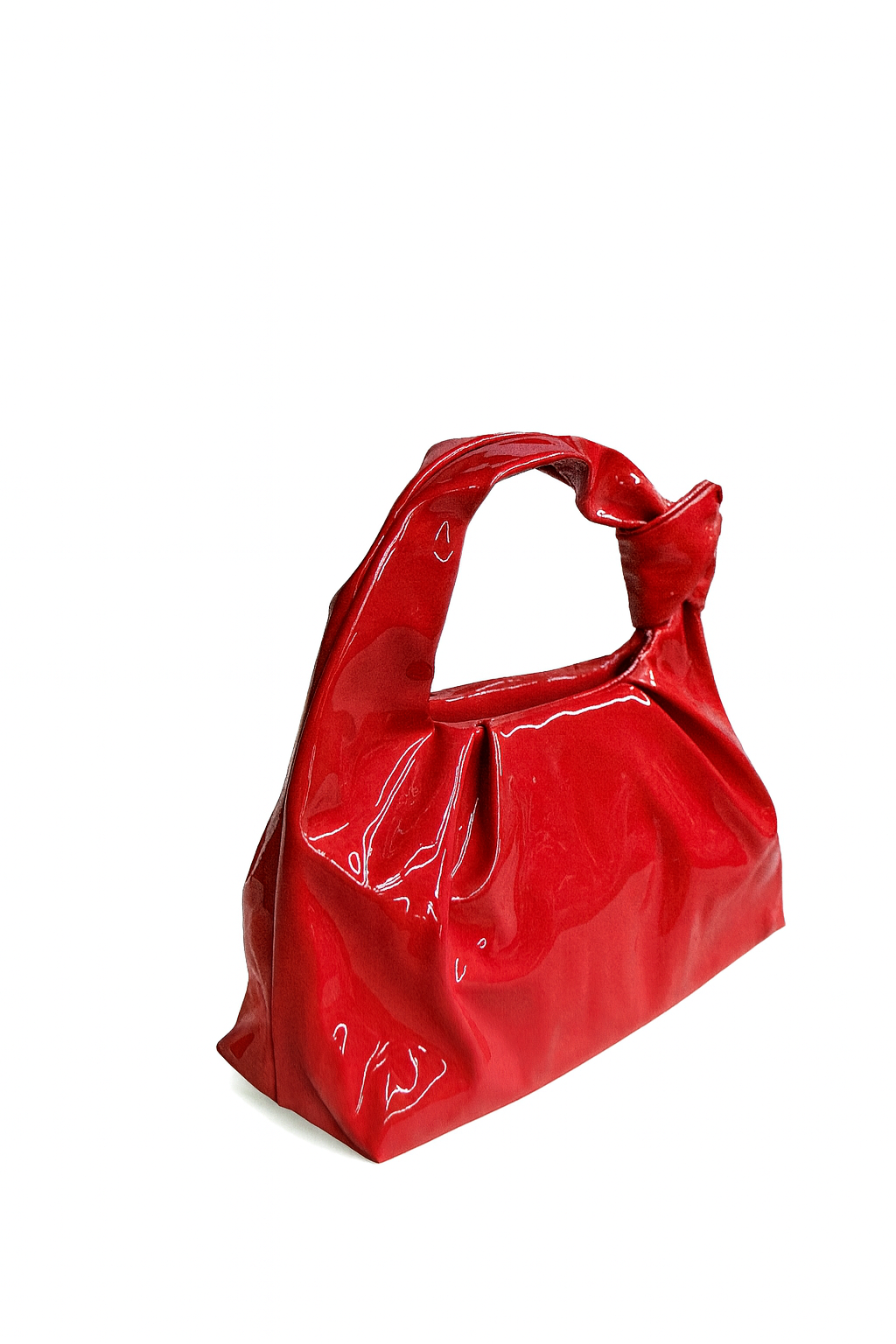 Bolsito clutch charol rojo - Imagen 2