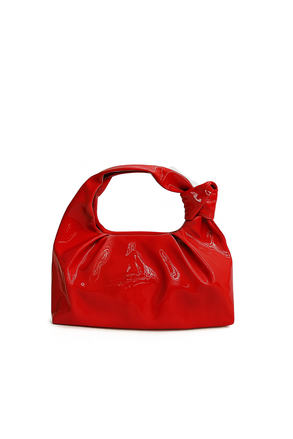 Bolsito clutch charol rojo