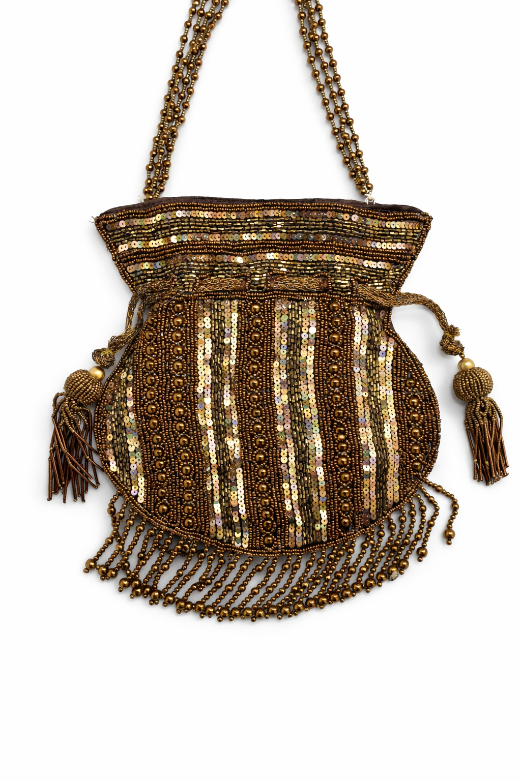 Bombonera joya bordados abalorios - Imagen 3